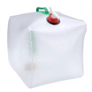 Bidon Pliable De 20 L Avec Robinet Et Poignee, Sans Bpa, Pour Camping, Randonnee Et Activites De Plein Air - Neuf