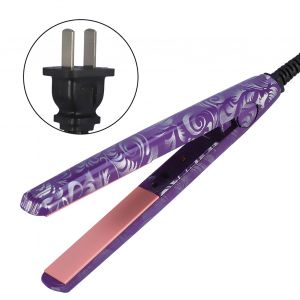 Lisseur Electronique Portable Pour Cheveux (Violet, Prise Americaine) - Neuf