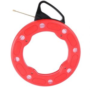 100Ft Fish Tape Reel Wire Pulling Tools 30M Câble Électrique Extracteur De Bobine Extracteur - Neuf