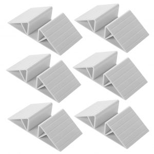 Autoportant Chien Porte Panneaux Triangulaires Configurable Supports En Bois 6pcs Renforcement Des Accessoires Avec De L'adhésif En Bas - Neuf