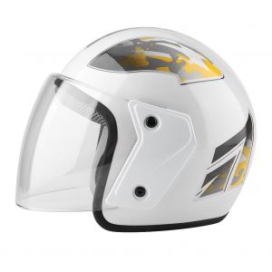 Casque De Moto Universel Pour Femme, Casque De Velo D'hiver A Moitie Ouvert, Minion - Neuf