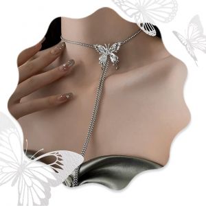 Kales-Collier Ras Du Cou Papillon En Collier Pendentif Papillon Mini Papillon Ras Du Cou Cha&icirc;ne Papillon En Bijoux En Cha&icirc;ne Pour Femmes Filles Cadeaux - Neuf