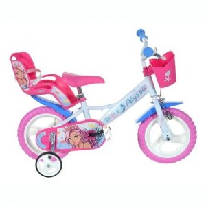 V&eacute;lo Enfant 12 Pouces - Dinobikes - Alyssa - Blanc - Roues 12 Pouces - 3-5 Ans - Neuf