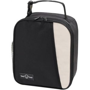 Sac à déjeuner carré Mini sac à déjeuner isotherme Sac à déjeuner portable mignon sac à déjeuner de plein air sac à glace sac de rangement de plein air, 1 pièce (noir, S).[G1284] - Neuf