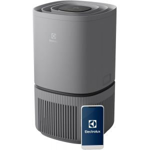 MEVRONISSHOP-Pure 500, Purificateur d'air, Connect&eacute; Wi-Fi, Air pur avec Filtration HEPA en 4 &eacute;tapes, Rapide et Silencieux, Mode nuit 20 dB(A), EPO50371UG, Gris - Neuf