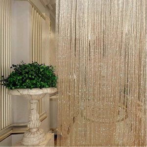 Rideaux décoratifs à cordon de porte séparateur de pièce Luxe Décoration intérieure Rideaux à cordon Moustiquaire Mariage - Neuf