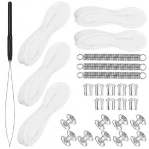 1 ensemble de kit de réparation d'abat-jour plissé Dispositif de retenue de cordon d'abat-jour de fenêtre Cordon de store Outil de réparation de stores VR Pièce de rechange - Neuf
