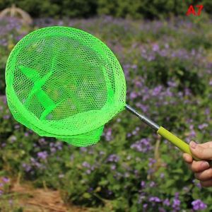 Filet &agrave; papillons t&eacute;lescopique extensible pour enfants, jouet pour attraper des insectes, des poissons, des insectes, cadeau-vert - Neuf