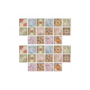 32 autocollants pour carrelage, parfaits pour la d&eacute;coration de la cuisine, de la salle de bain et des sols. - Neuf