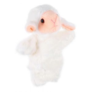 Peluche Mouton Marionnette à Main d'Apprentissage Interactif Jouet pour les créations de la Narration et le Jeu de Rôle Doux en Peluche de Matériel - Neuf