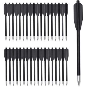Flèche Arbalète Pistolet En Plastique Pour Cible De Fleche Arbalete De 50 Lb/80 Lb,6.3"" Boulons D'arbalète Pour Pratiquer La Cible De Tir Et La Chasse Au Petit Gibier (12/36pcs).[B1645] - Neuf