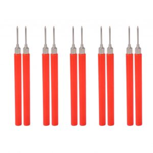 XYONG Sonde de test multimetre J.30015, aiguille de test sans soudure pour tests de tension de routine, tension 30 Vca-60 Vcc, courant 24 A, rouge - Neuf