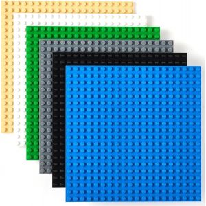 Plaques De Base Classiques-Pour Jeux De Construction-Compatible Avec Toutes Les Grandes Marques-Noir/Bleu/Gris/Vert/Sable/Blanc-15,2X15,2 Cm - Neuf