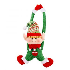 Ensemble de 1 de No&euml;l Rideau Boucle Tiebacks&iquest;Fille&iquest;, Elf Attacher la Boucle de Serrage Clip de No&euml;l, D&eacute;corations de Fen&ecirc;tre D&eacute;corations de No&euml;l Crochet de Rideau D&eacute;cor - Neuf