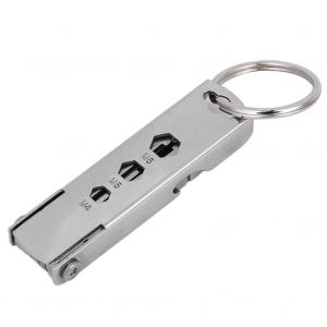 Tournevis Multifonction 12 En 1, Porte-Cles, Lime A Ongles, Mini-Couteau, Support De Telephone - Neuf