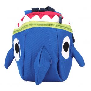 Sac a dos anti-perte pour enfants, joli cartable a motif de requin (rouge) - Neuf