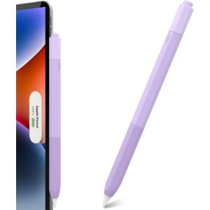 ERYI-Coque Hexagonale Classique Pour Apple Pencil 2E Génération, Coque De Protection En Silicone Pour Apple Pencil Pro (Violet Dégradé) - Neuf