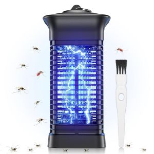 Lampe Anti Moustique, Répulsifs Electrique 15W Uv, 2 En 1 Électrique Antimoustique, 360 ° Uv Tueur D'Insectes Raquette Anti Moustique Electrique, Pour Intérieur Extérieur Jardin Camping - Neuf