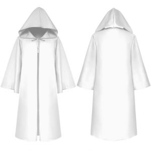 Cape À Capuche Médiévale Pour Enfants, Déguisement De Vampire, De Mort, De Diable, De Sorcier, De Magicien, De Cosplay, De Carnaval Gothique (Noir) - Neuf