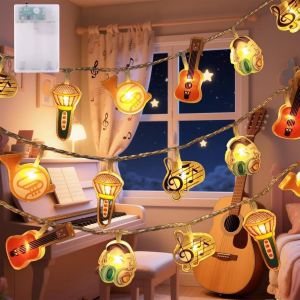 Kal-Guirlande Lumineuse 10 Led Pour Chambre D'enfant, 1,5 M, Étanche, Avec Minuteur, Veilleuse Pour Chambre D'enfant, Garçon, Fille, Lit De Maison, Cadeau D'anniversaire, Décoration De Fête - Neuf