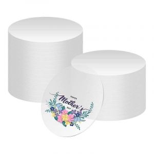 50 feuilles acryliques transparentes,disque acrylique rond de 4 pouces - Neuf