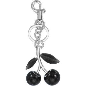 Kalanka-Porte-Cl&eacute;s Cerise Pour Femme, Charm Breloques Mignon, Porte-Cl&eacute;s Pendentif Avec Anneau, Accessoire Pour Clef Voiture Portefeuille Sac &Agrave; Dos T&eacute;l&eacute;phone Cadeau - Neuf