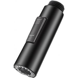 JGD-T&ecirc;te de Pulv&eacute;risation de Robinet de Cuisine 2 Modes Douchette Extractible avec A&eacute;rateur &Eacute;conomiseur dEau Noir Installation Facile Universelle pour Cuisine et Salle de Bain Filetage G1 2 Pouce - Neuf