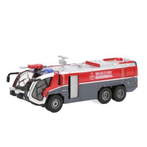 Modele De Camion De Pompiers 1:50 En Alliage, Fabrication Exquise, Toucher Confortable, Jouet De Simulation Durable - Neuf