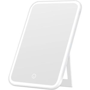 LED Lumineux Miroir de Maquillage de Type C, Rechargeable - Neuf