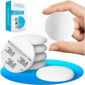 Yujtg-® Butée De Porte Murale Auto-Adhésive Blanc [20 Pièces] Door Stopper, Protection Poignee Porte Et Cale Porte Pour Un Arrêt De Porte Optimal Bloque Porte Parfait Pour Meubles & Por - Neuf