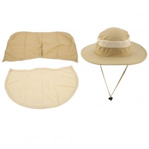 Casquette Militaire Detachable A Large Bord Pour La Chasse, La Peche, L'alpinisme Et Le Soleil (Kaki) - Neuf