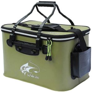 Seau De Pêche,Seau De Leurre De Pêche Pliable Portable 23l / 30l / 38lconteneur De Leurre De Pêche En Direct Multifonctionnel,Sac De Pêche Eva De Camping En Plein Air Et Poisson - Neuf