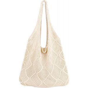 TZF-Sac de plage pour femme - Sac à bandoulière en maille pour l'été, le shopping et la vie quotidienne - Neuf