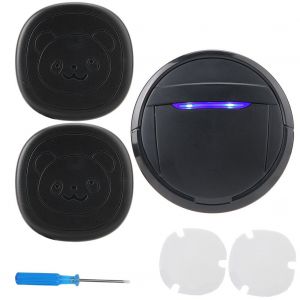 Sonnette de porte pour chien sans fil, etanche, bouton tactile, appel SOS, 2 emetteurs et 1 recepteur (Etats-Unis) - Neuf