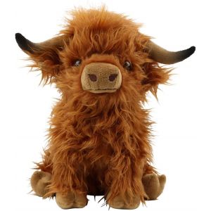 Vache des Highlands, peluche, taureau à poil long, jouet en peluche - Neuf