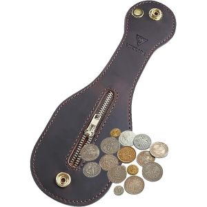 Pj1 Edc Porte-Monnaie En Cuir Pour Ceinture, Portefeuille, Petit Sac &Agrave; Monnaie Pour Homme, Petites Pi&egrave;ces - Brun[CEI9261340] - Neuf