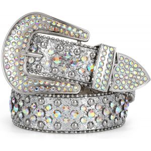 Cauc-Ceinture Skinny Pour Enfants - Vintage - &Eacute;lastique - Pour Fille - Avec Boucle Simple - Cadeau D'&eacute;cole - Neuf