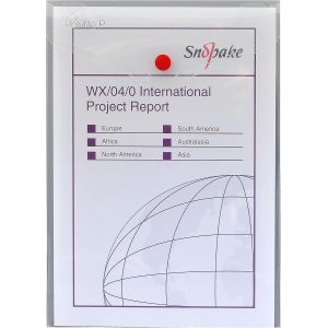 Chenquansarl-Polyfile Classic Lot De 5 Chem S À Bouton Pression En Polypropylène Transparent A4 - Neuf