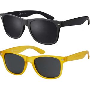 Lunettes De Soleil Uv400 Cat3 Homme Femme Vintage - Neuf