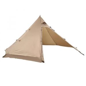 Tente Tipi Chaude Pour 4 Personnes-Duoku-Tente D'hiver Portable Avec Ouverture Pour Poêle-Toile Résistante Avec Revêtement - Neuf