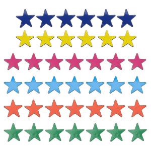 40 aimants &eacute;toiles color&eacute;s pour enfants &iquest; D&eacute;coration amusante pour r&eacute;frig&eacute;rateur et tableau blanc, jouets &eacute;ducatifs pour enfants d'&acirc;ge pr&eacute;scolaire - Neuf