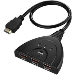 HDMI Switch 3-Port HDMI Splitter Cable | Hdmi C&acirc;ble Commutateur - Neuf