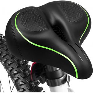 Subzonal-Selle De V&eacute;lo Surdimensionn&eacute;e Pour Homme Et Femme - Confortable &Agrave; M&eacute;moire De Forme - Large Si&egrave;ge De V&eacute;lo Pour V&eacute;lo De Course Urbain, Vtt, Cruiser, Stationaire, Peloton Spin Bikes - Neuf