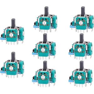 8pcs Joysticks Remplacement Pour Dualsense Ps5 Contrôleur, 3d Analogique Capteur Roue Thumb Sticks Joystick Rocker Module Remplacement Pour Playstation 5 Con - Neuf
