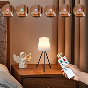 Kal-Batterie Outdoor Lampe De Table Avec 8 Couleurs Rgb Dimmable Sans Fil Lampe De Table Led Portable Changement De Couleur Lampe De Nuit Étanche Pour Extérieur Jardin Chambre Camping - Neuf