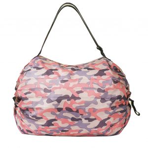 Sac D'epicerie Pliable, Design Pliable, Grande Capacite, Tissu Oxford, Largement Utilise, Sac De Courses Reutilisable, Camouflage Rose - Neuf