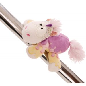 KAL-61902 Mag Sweety Rainbow Peluche Mini Licorne, 12 Cm, Blanche, Avec Aimant, Colle À : Surfaces Métalliques, Tableaux Magnétiques, Poignées De Sac Comme Compagnon De Voyage - Neuf