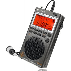 CHECARZHN--NO1-Tr110 Mini Scanner Radio Ssb, Radio Ondes Courtes, Air Fm Mw Sw, Batterie Rechargeable, Horloges, Minuterie De Veille, Type-C Pour Extérieur - Neuf