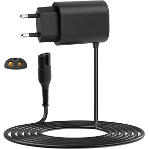 ERYI-12V 0.4A Chargeur Pour Braun Rasoir Électrique Series 9 8 7 6 5 3 1, Câble D¿Alimentation De Remplacement, Adaptateur Pour Braun 9090Cc 8325 5190Cc 3040S 310S 6010 2675 2838 4739 190S-1 - Neuf