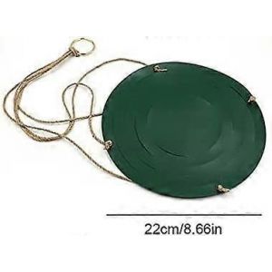 Pot de fleurs suspendu en cuir - Pour l'intérieur et l'extérieur 22cm / 10cm Vert - Neuf